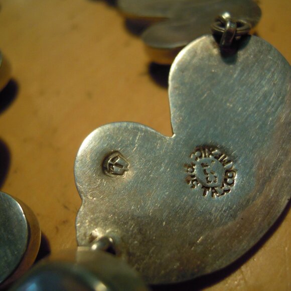 4 pc Antonio Pineda Taxco Silver 925 Comma Amethyst Necklace Bracelet Earrings - Picture 3 of 10